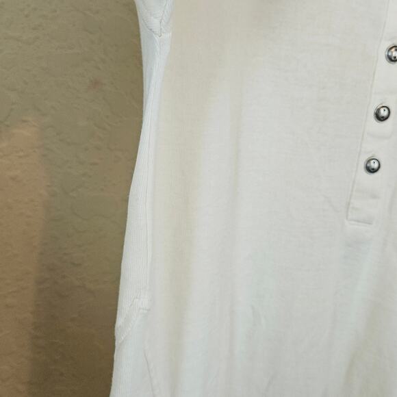 Chaser  Henley Long Sleeve Top Ivory Cream Women's Medium NWT - Picture 5 of 9